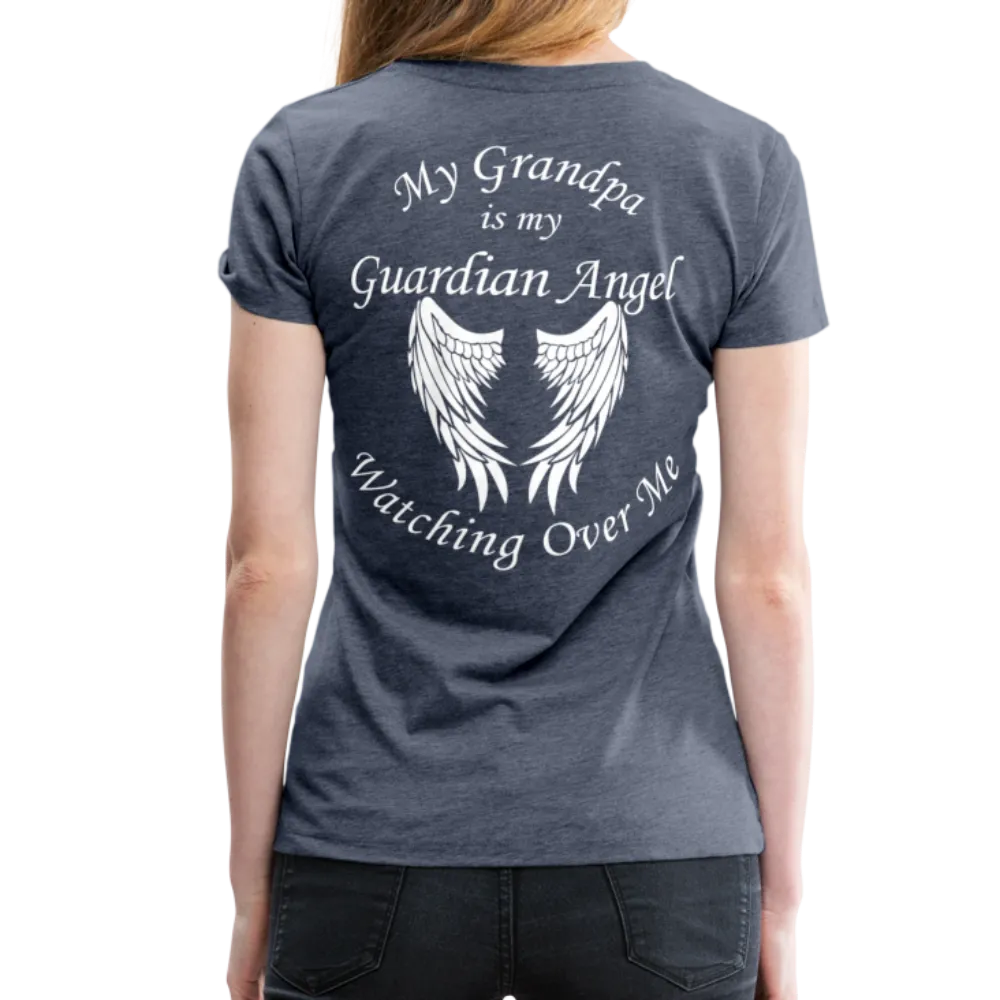 Grandpa Guardian Angel Women’s Premium T-Shirt (CK3556)