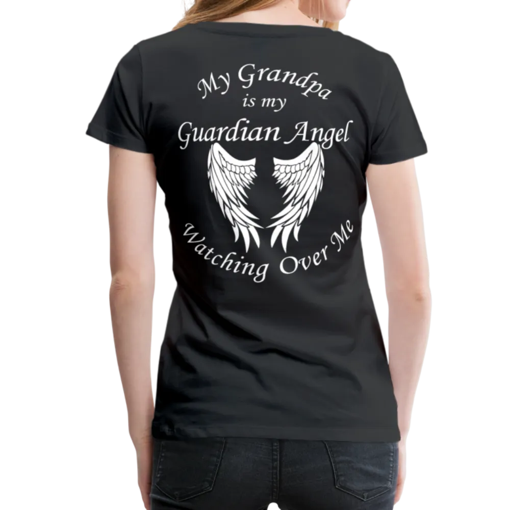 Grandpa Guardian Angel Women’s Premium T-Shirt (CK3556)
