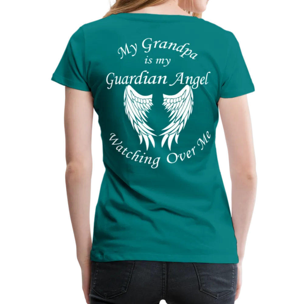 Grandpa Guardian Angel Women’s Premium T-Shirt (CK3556)