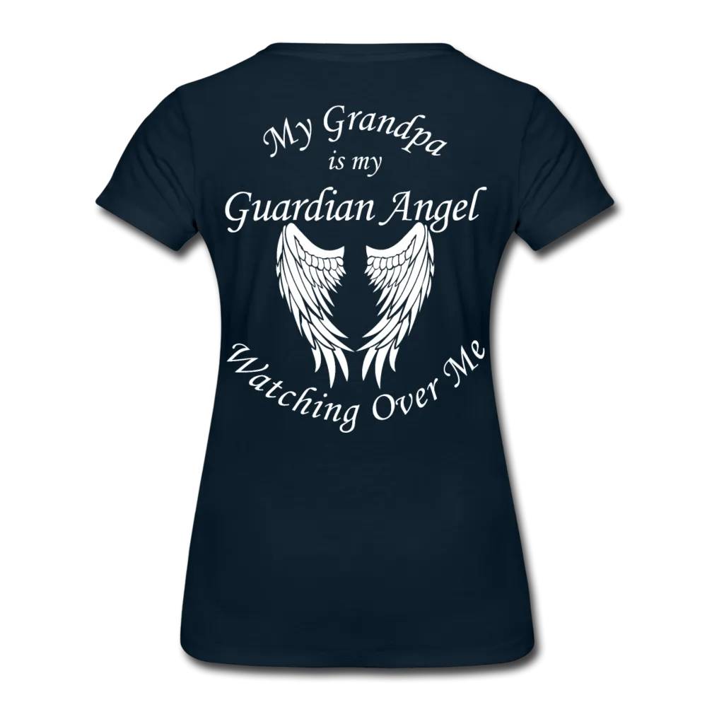 Grandpa Guardian Angel Women’s Premium T-Shirt (CK3556)