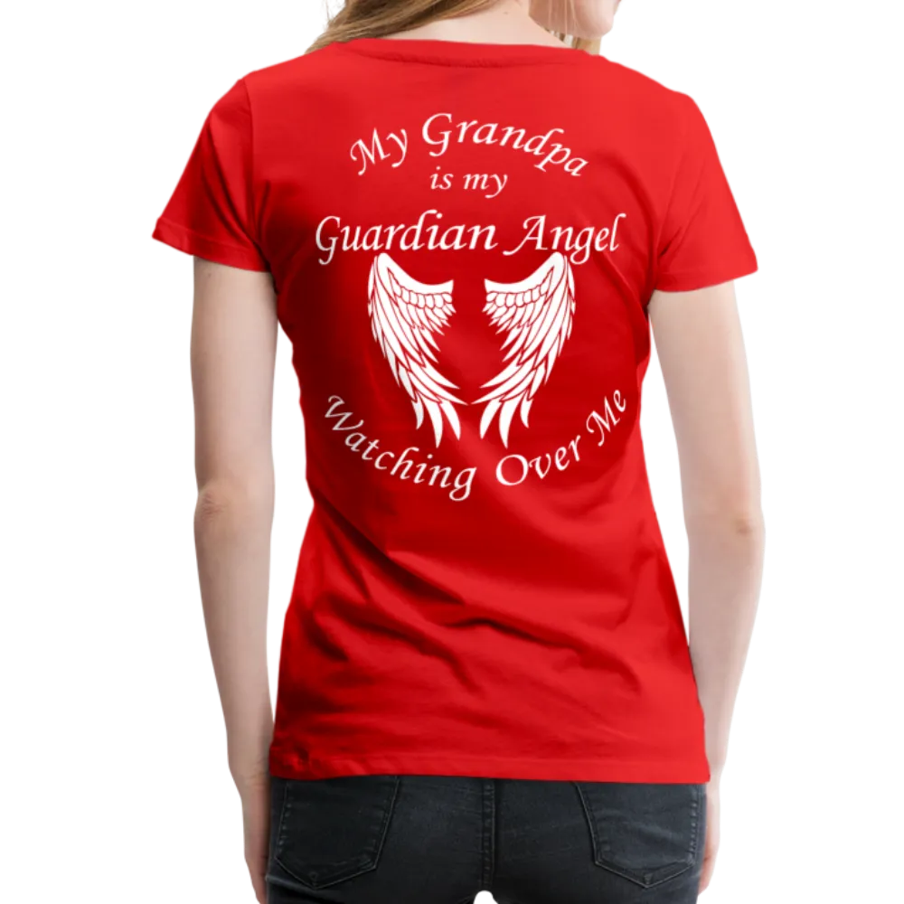 Grandpa Guardian Angel Women’s Premium T-Shirt (CK3556)