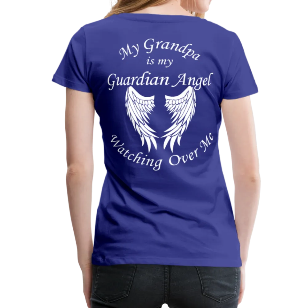 Grandpa Guardian Angel Women’s Premium T-Shirt (CK3556)