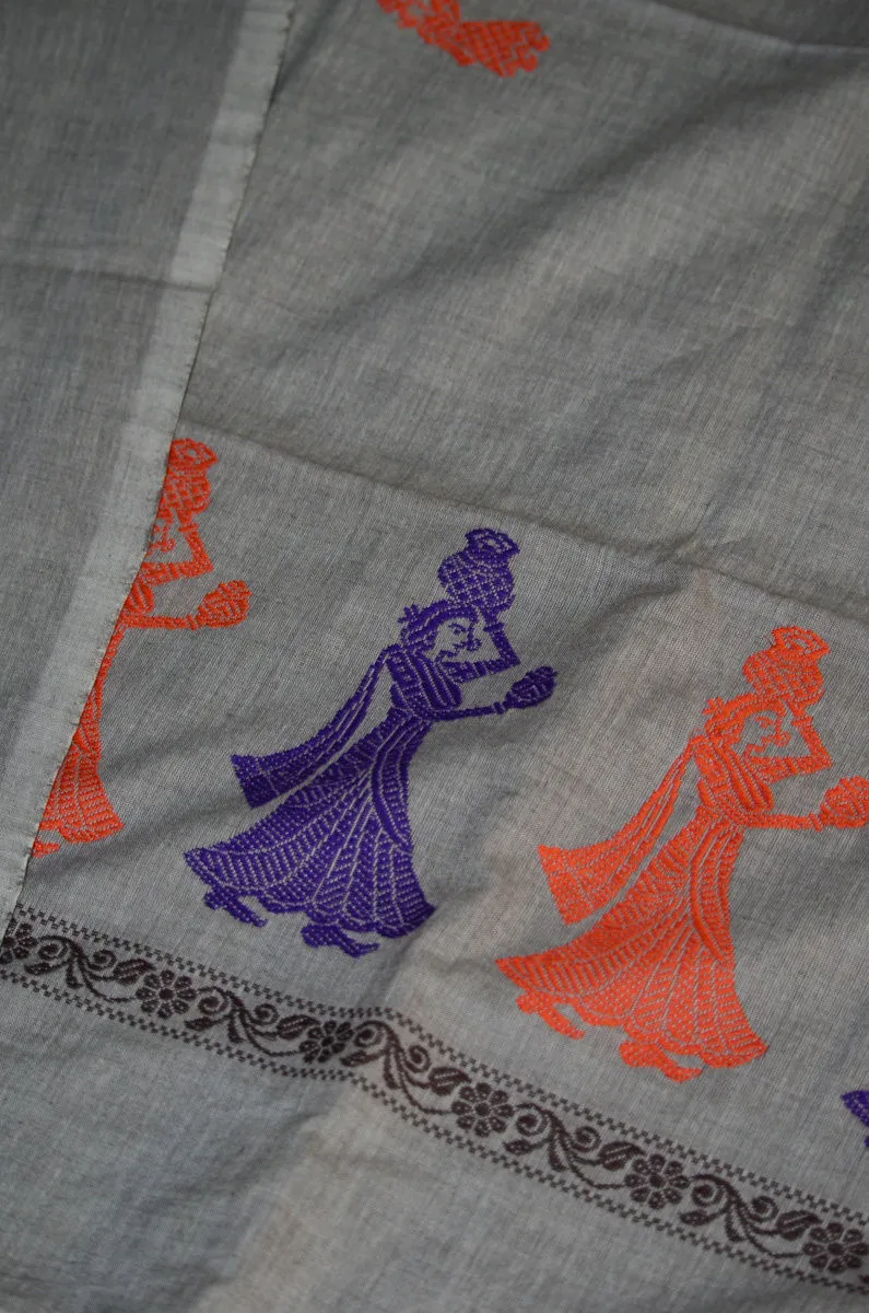 Handloom Mercerised Cotton Gollabhama Dupatta