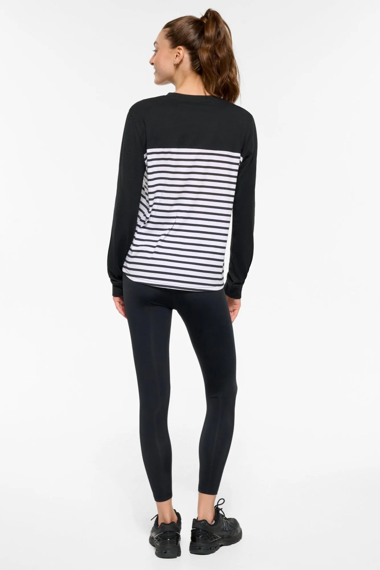 HARLEM CLASSIC LONG SLEEVE TEE BLACK