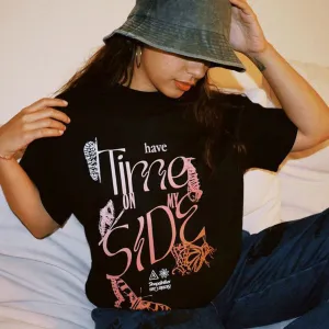 'Have Time On My Side' Black T-Shirt