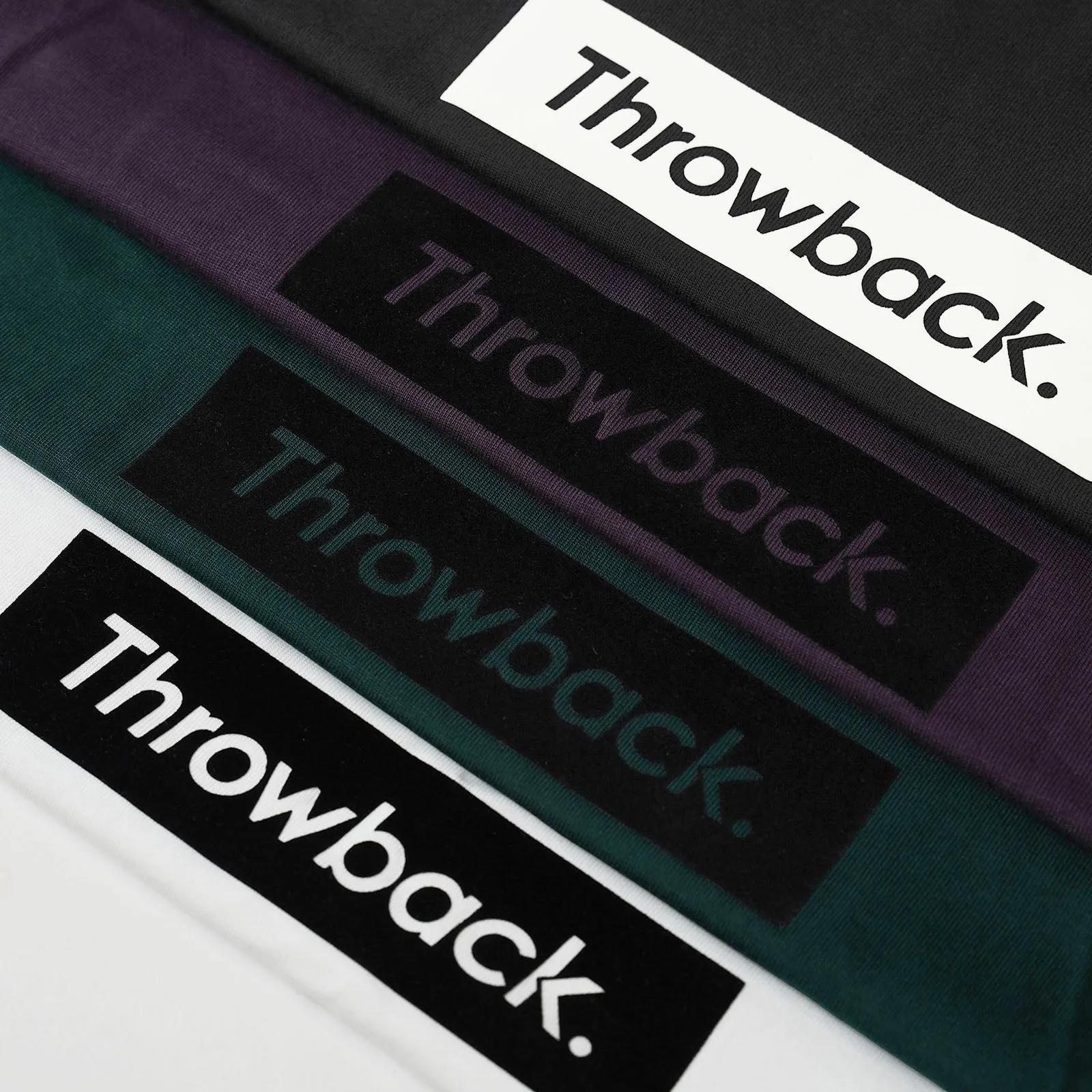 Headline Box Logo Tee - White