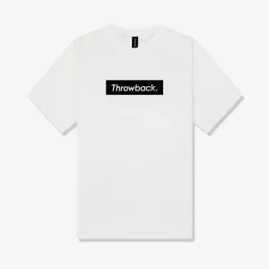 Headline Box Logo Tee - White