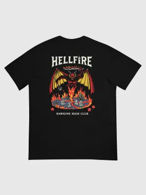 Hellfire Games Men’s Garment-Dyed Heavyweight T-Shirt [Black]