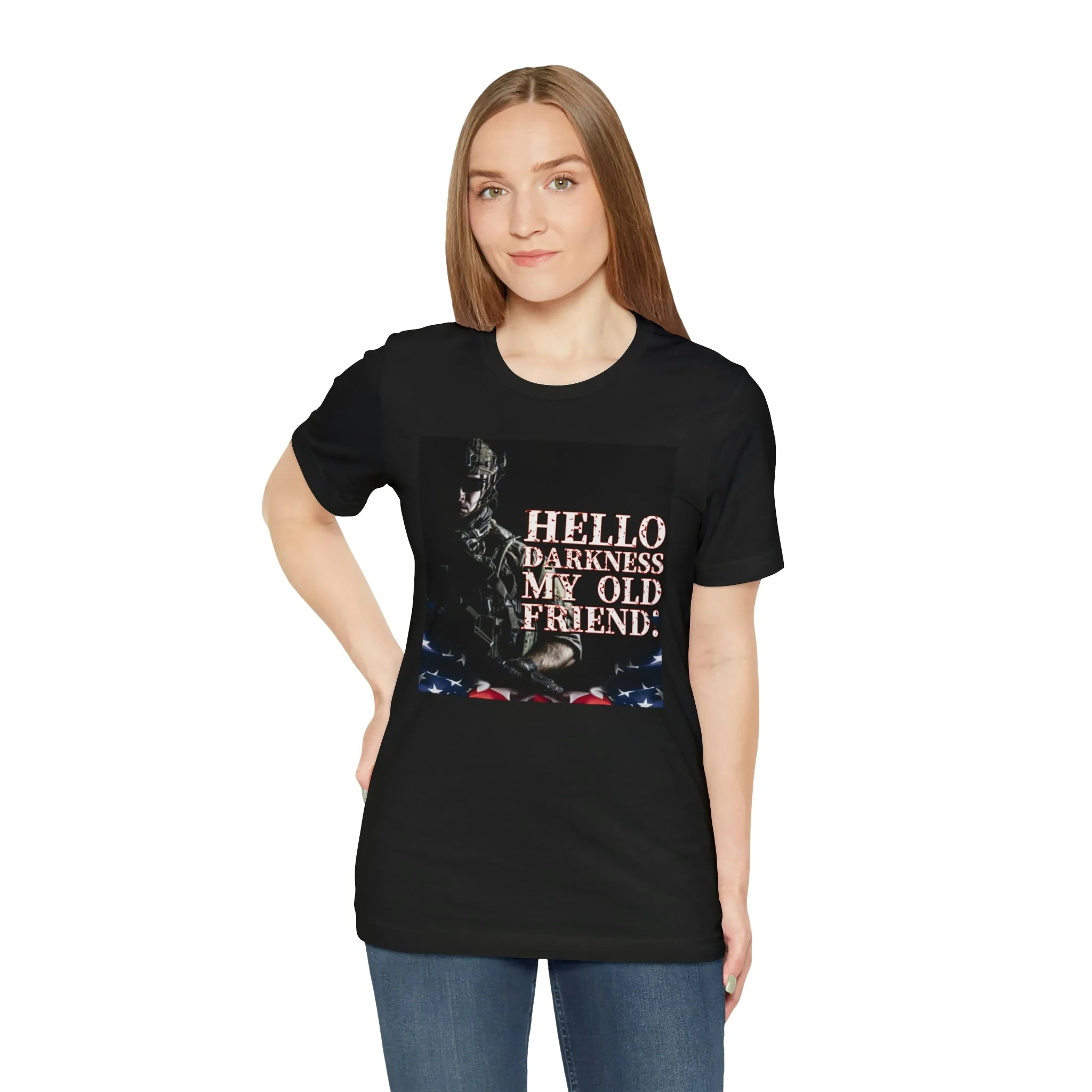 Hello Darkness My Old Friend! Short Sleeve Tee