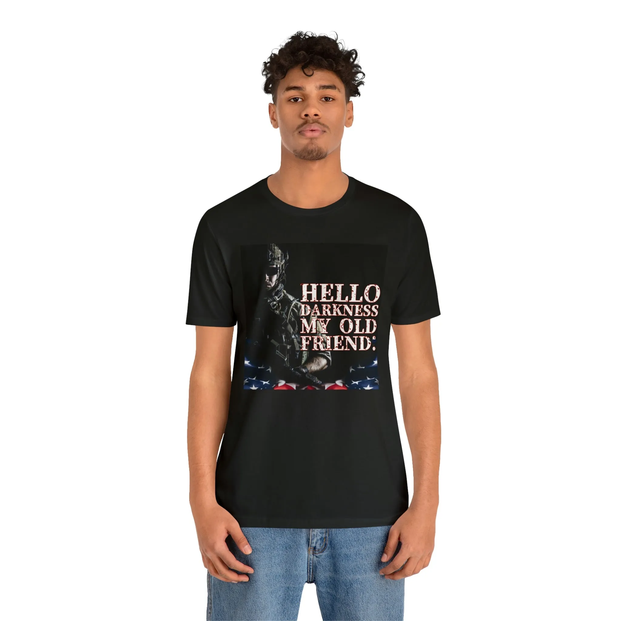 Hello Darkness My Old Friend! Short Sleeve Tee