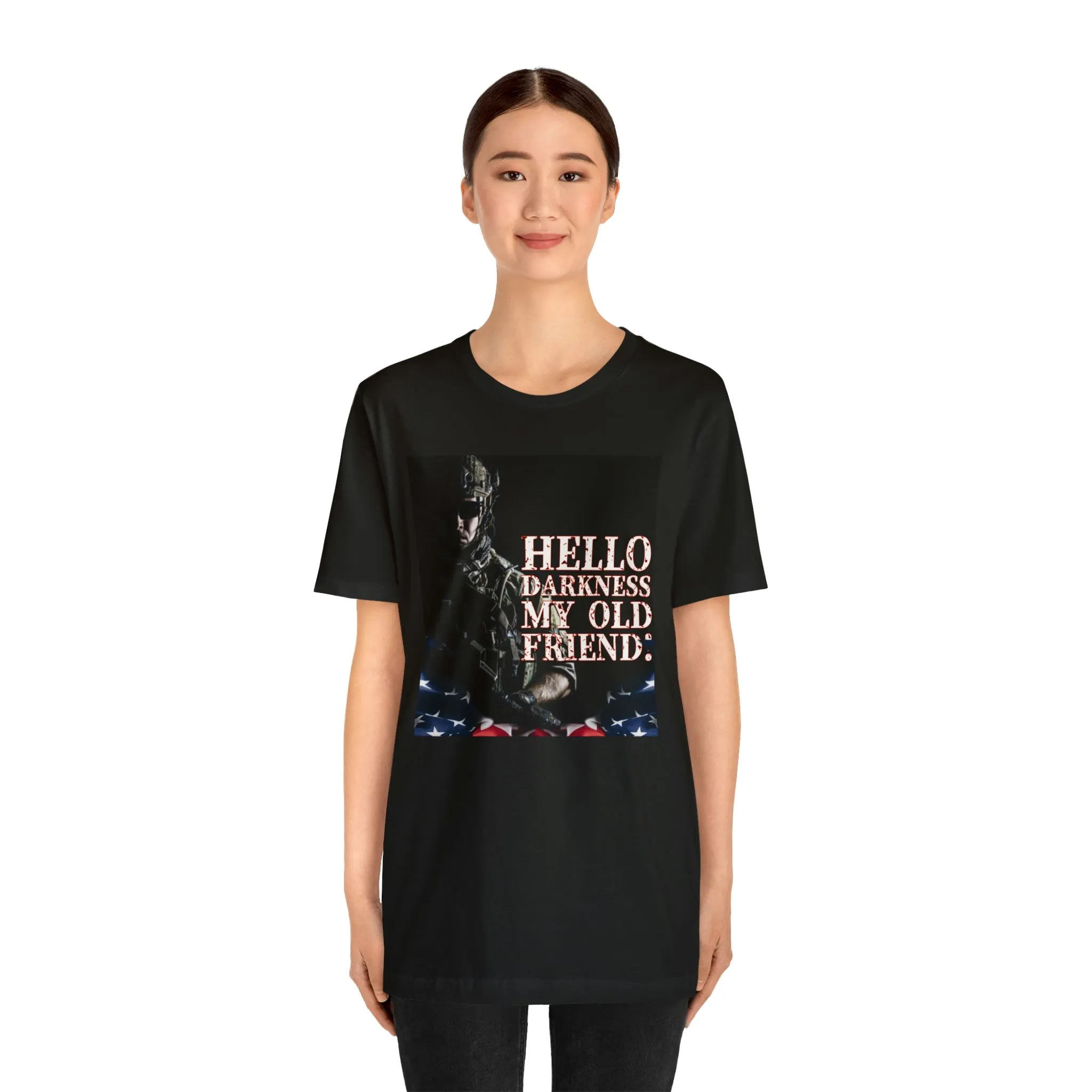 Hello Darkness My Old Friend! Short Sleeve Tee