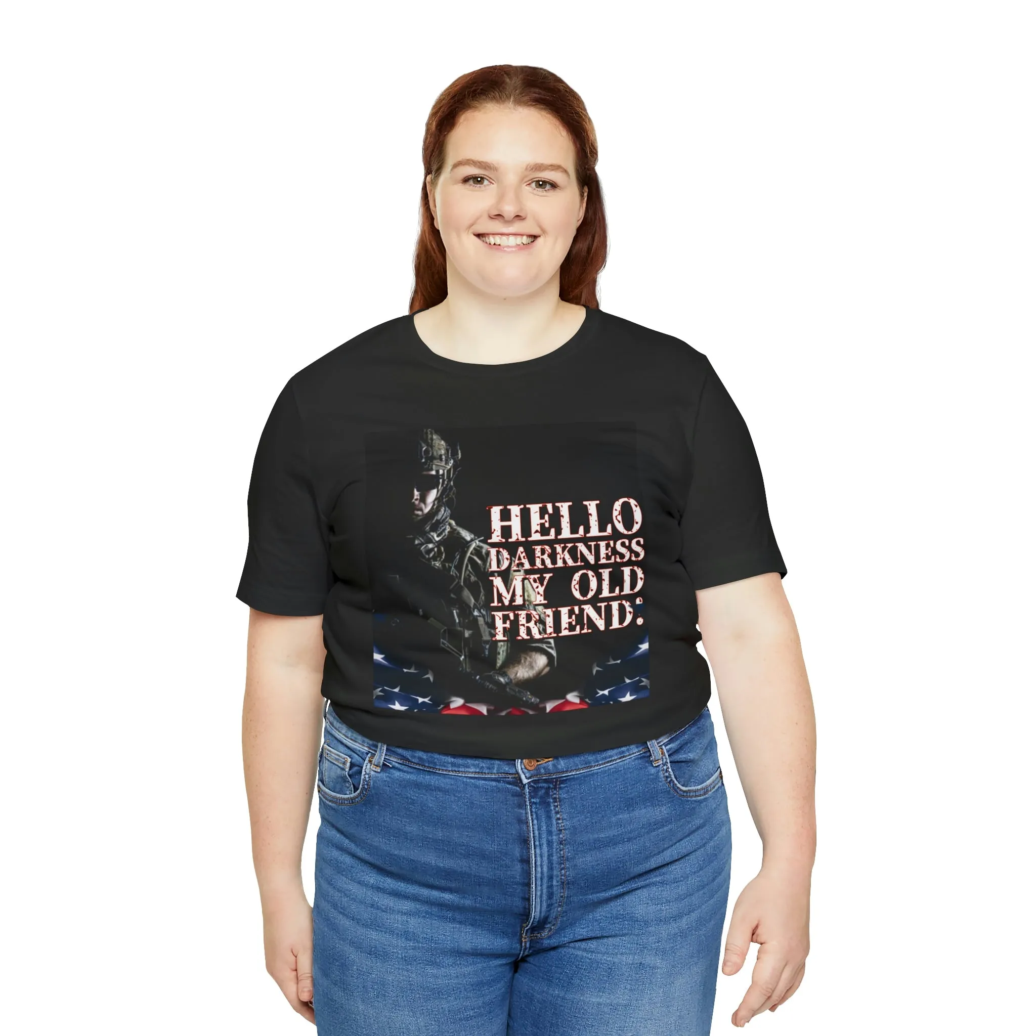 Hello Darkness My Old Friend! Short Sleeve Tee