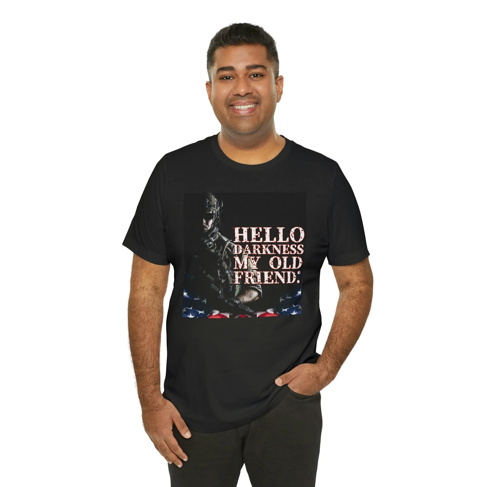 Hello Darkness My Old Friend! Short Sleeve Tee