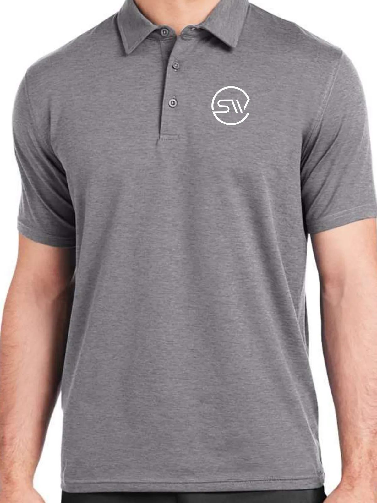 High-end Glyder Polo w/ Embroidered Sylvan Way Church Logo
