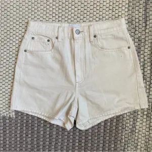 🎊host pick🎊NWOT Pistola Super High Rise Denim Shorts in Cream Size 26
