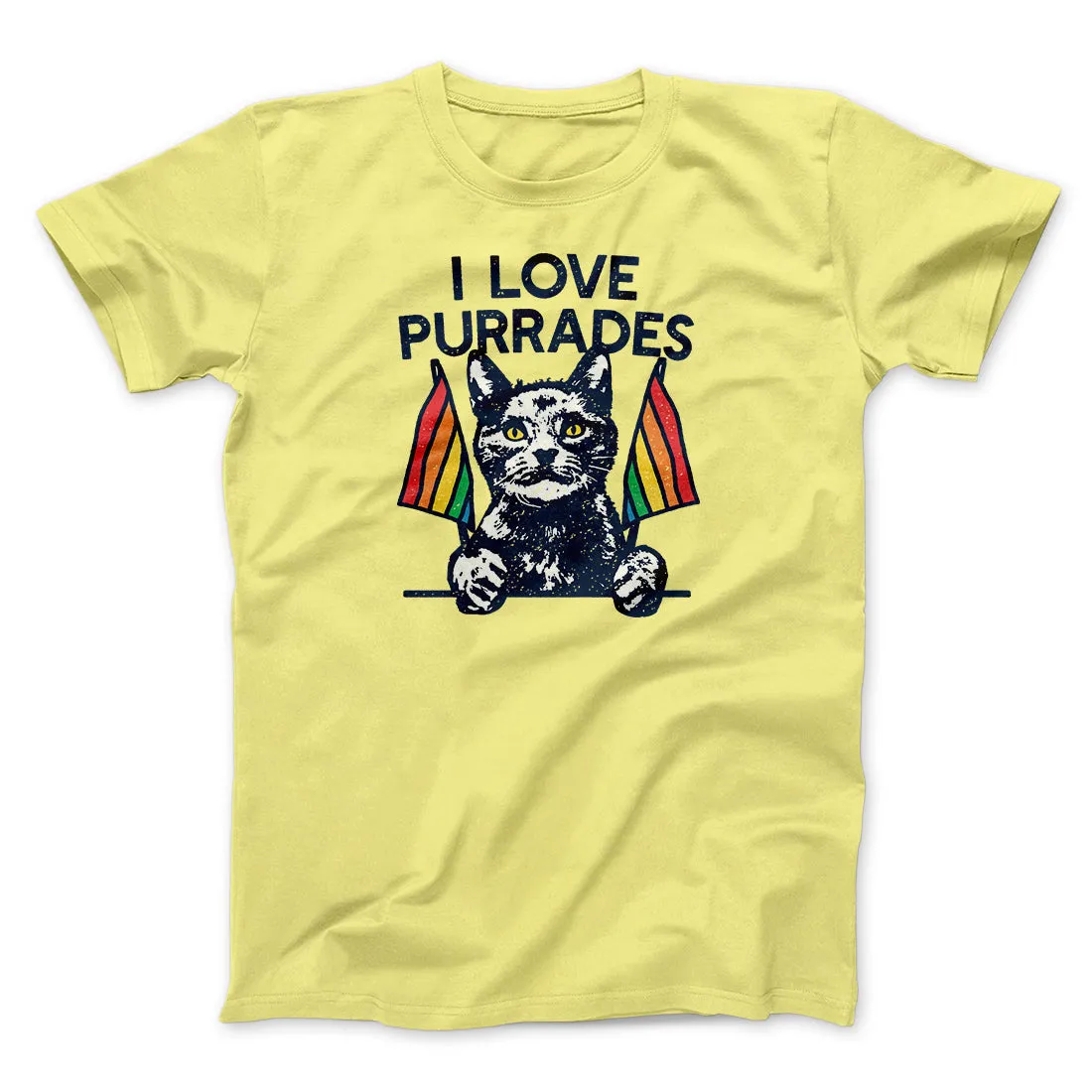 I Love Purrades Men/Unisex T-Shirt