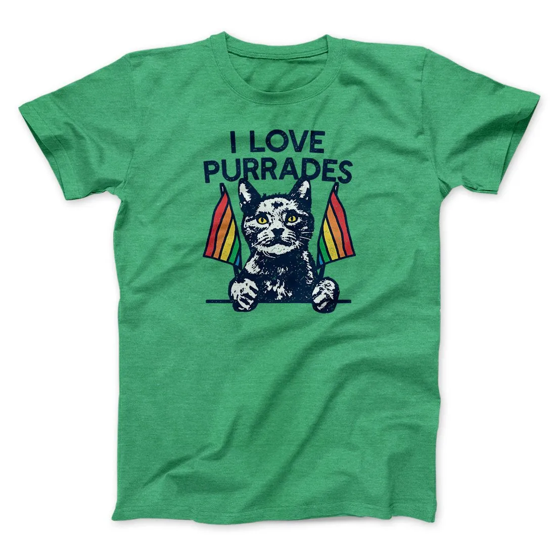 I Love Purrades Men/Unisex T-Shirt