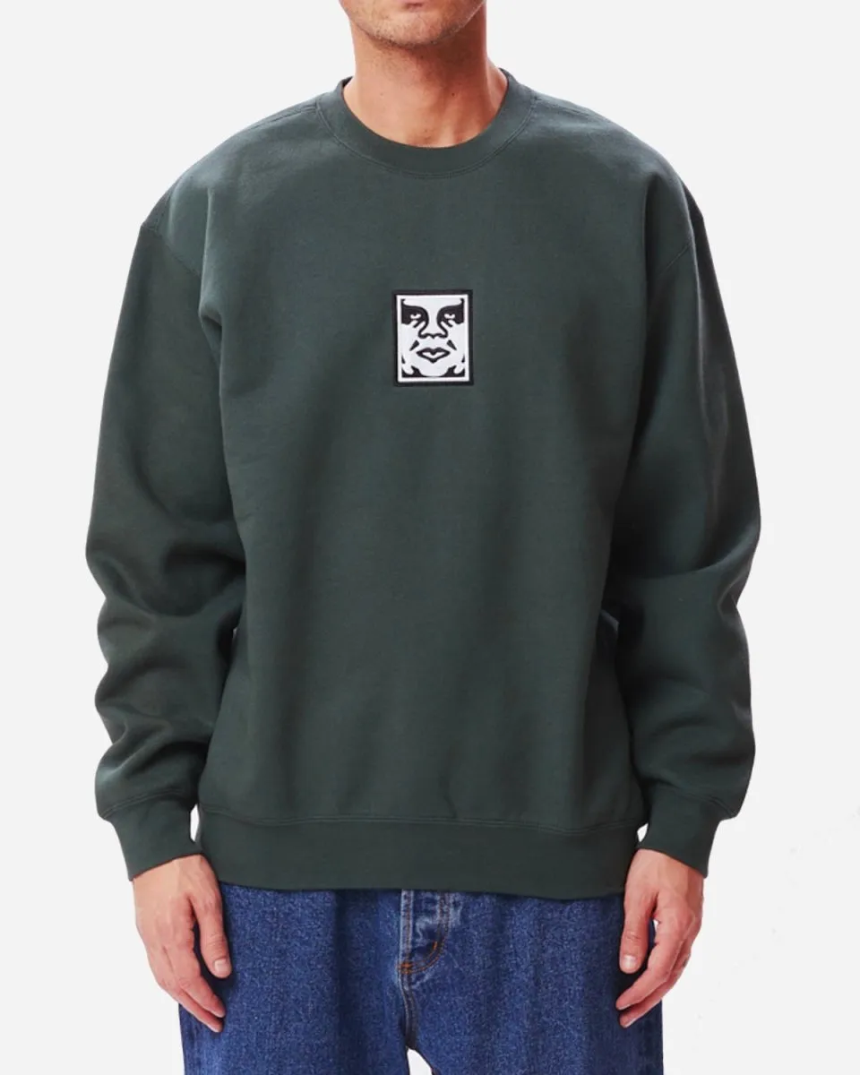 Icon Extra Heavy Crew - Alphine Green