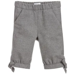 IL GUFO Grey Viscose Trousers