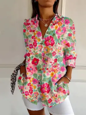 Inge | Print Blouse