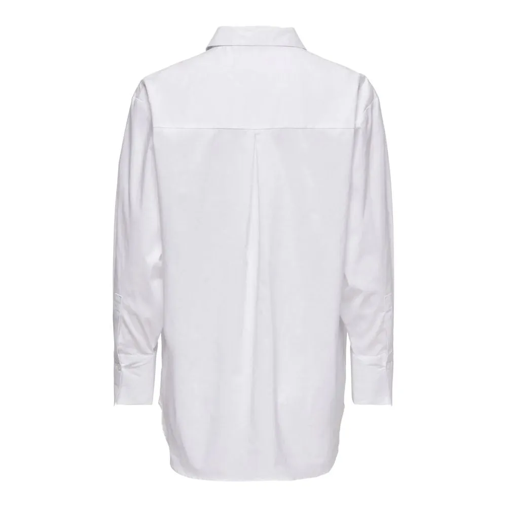 Jacqueline De Yong White Cotton Sweater