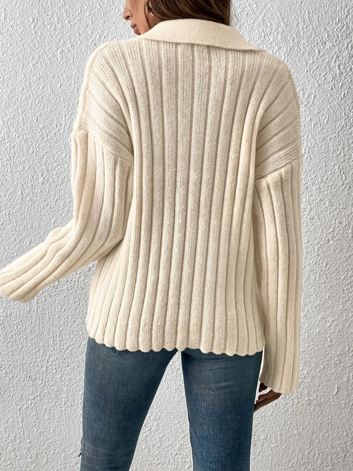 Jamie Collar Long Sleeve Sweater