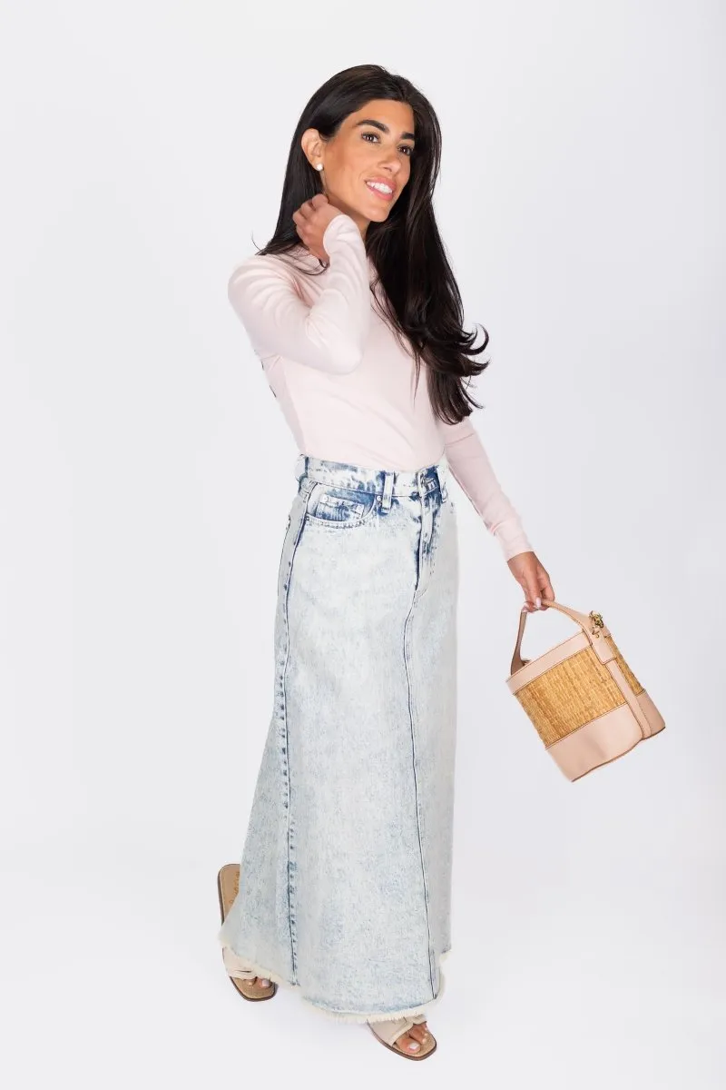 JILL SKIRT (LIGHT BLUE)