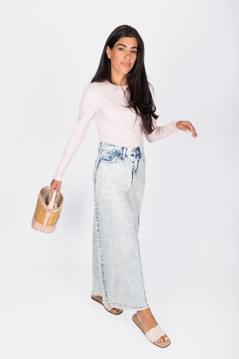 JILL SKIRT (LIGHT BLUE)