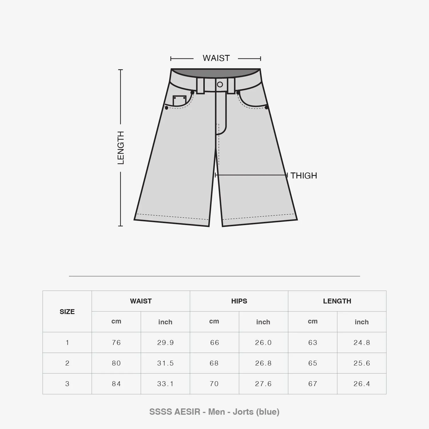 Jorts (Blue)