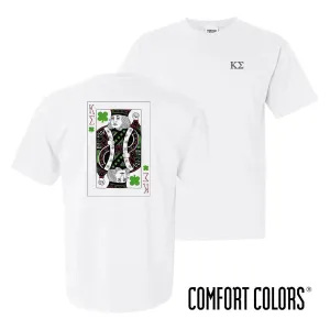 Kappa Sig White Short Sleeve Clover Tee