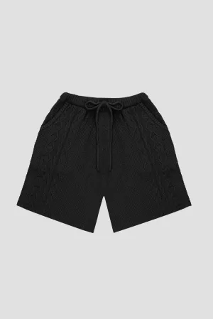Knit Shorts Black