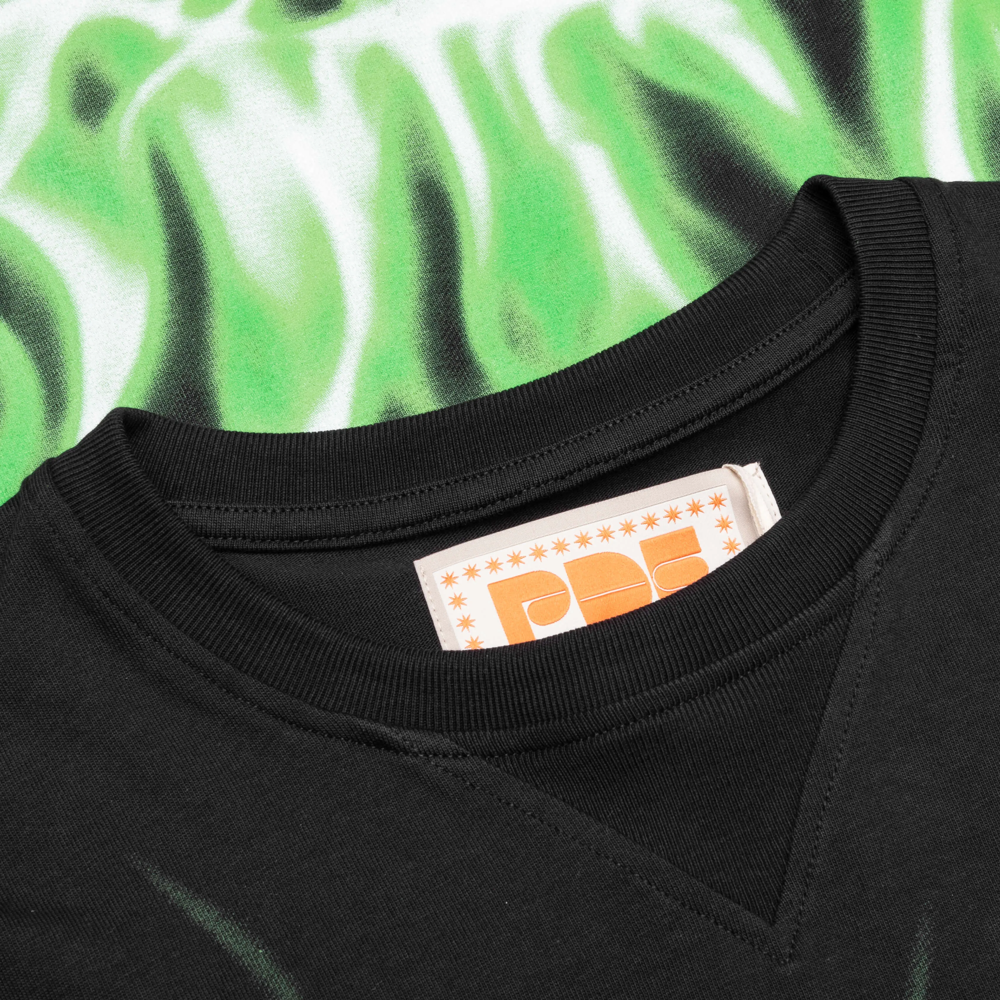La Flame L/S Tee - White/Blue