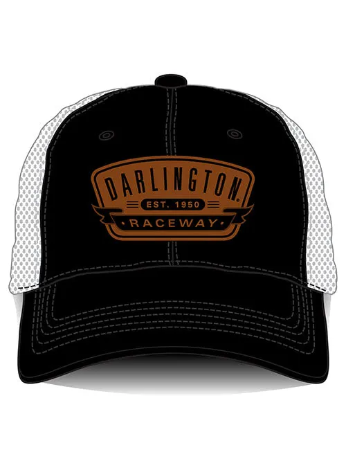 Ladies Darlington Leather Patch Hat