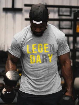 Legen Dary Printed Men's T-shirt
