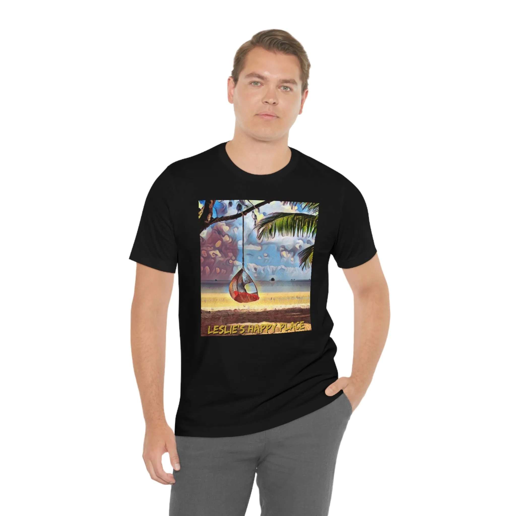 Leslie's Happy Place Short Sleeve Tee