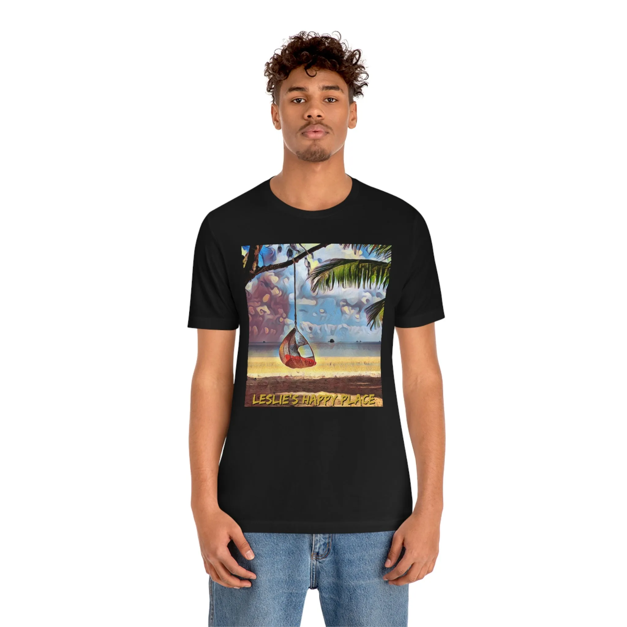 Leslie's Happy Place Short Sleeve Tee