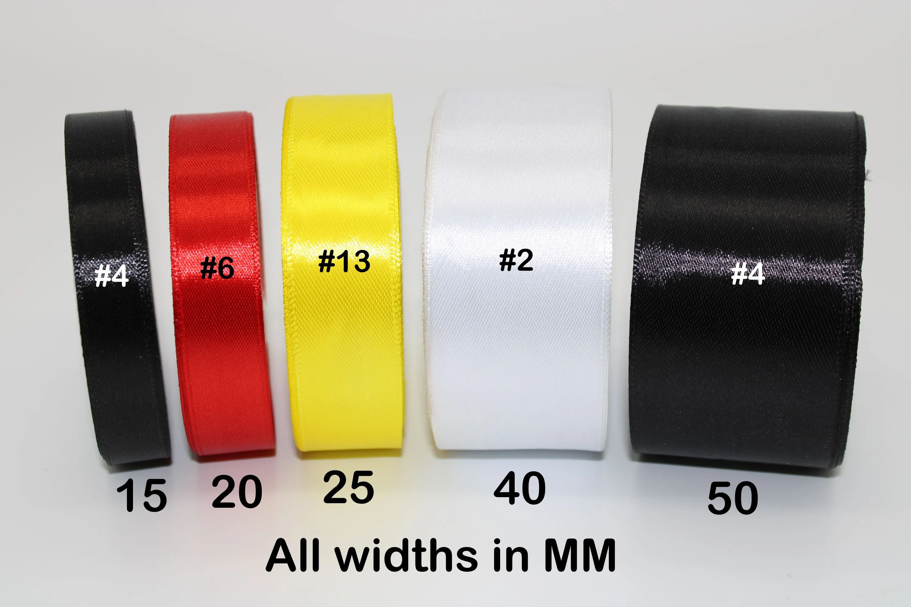 Light Green, 12,  single face Ribbon available in 15, 20, 25, 40, and 50 mm for Ribbon Skirts, Shirts, Crafts, Weddings and gifts