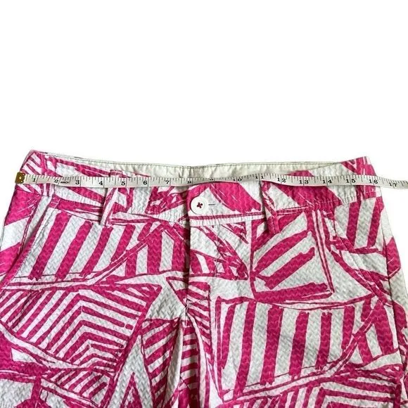 Lilly Pulitzer The Callahan Pink and white Shorts