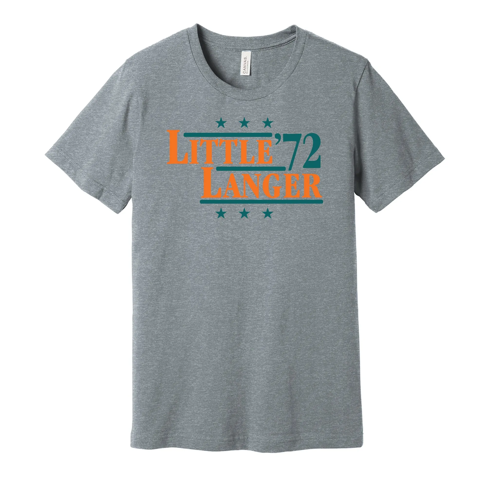 Little & Langer '72 - Miami Football Legends Political Campaign Parody T-Shirt - Hyper Than Hype Shirts
