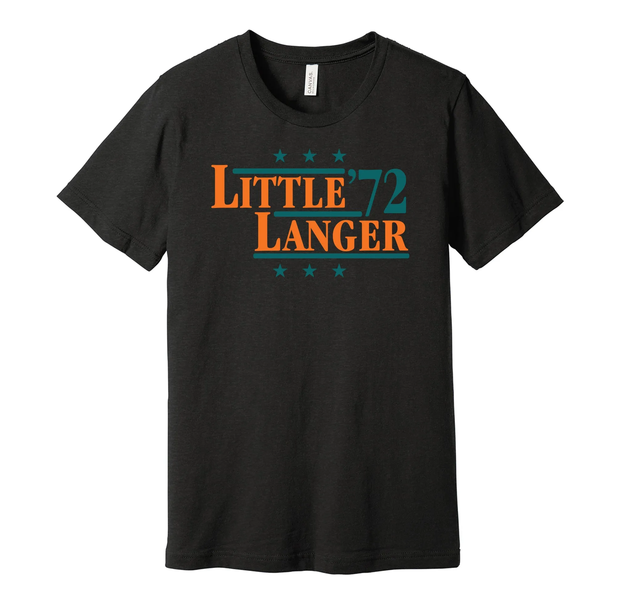 Little & Langer '72 - Miami Football Legends Political Campaign Parody T-Shirt - Hyper Than Hype Shirts