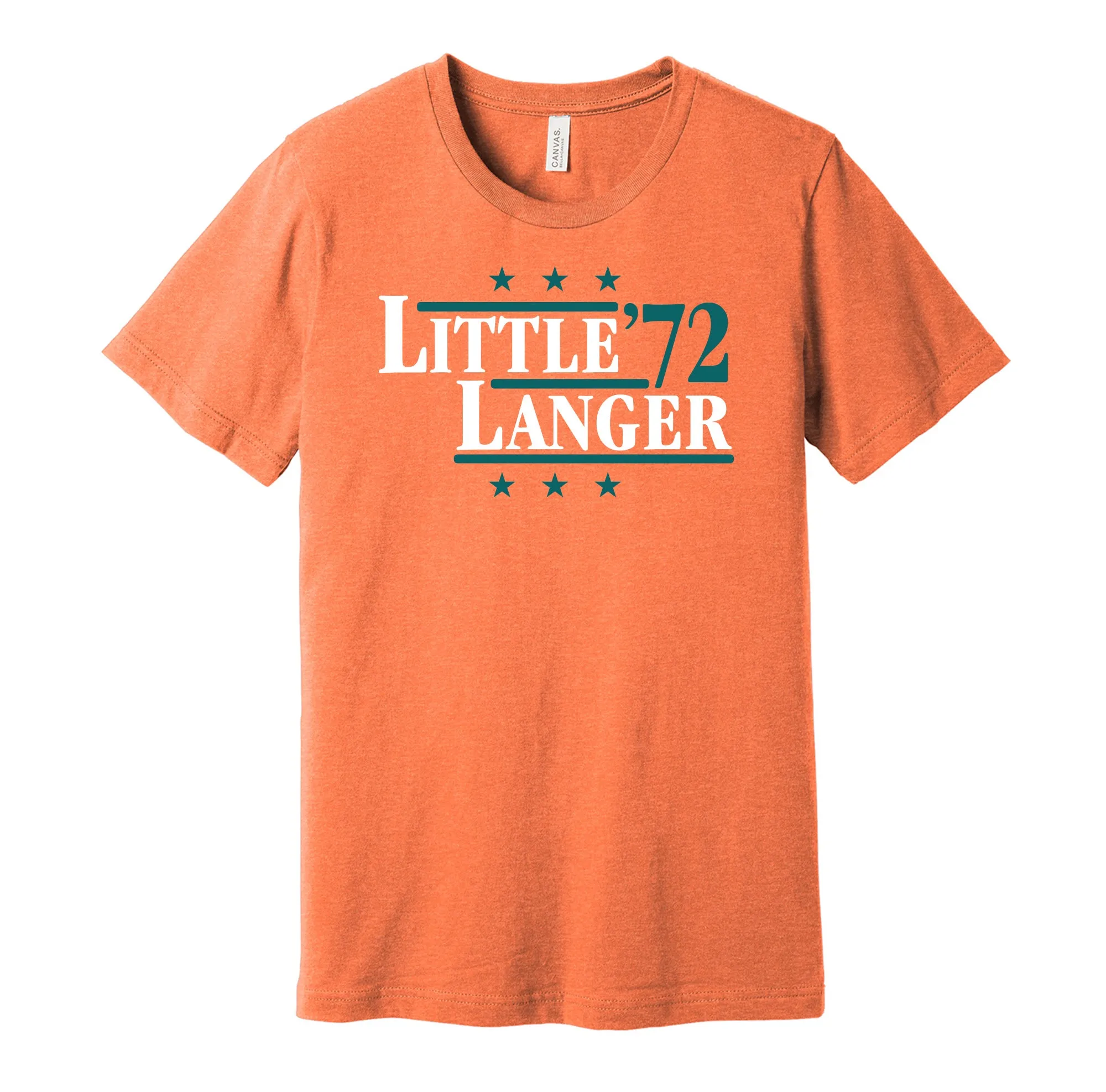 Little & Langer '72 - Miami Football Legends Political Campaign Parody T-Shirt - Hyper Than Hype Shirts