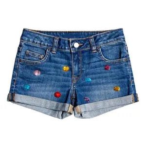 Lola and The Boys Rainbow Gem Jean Shorts