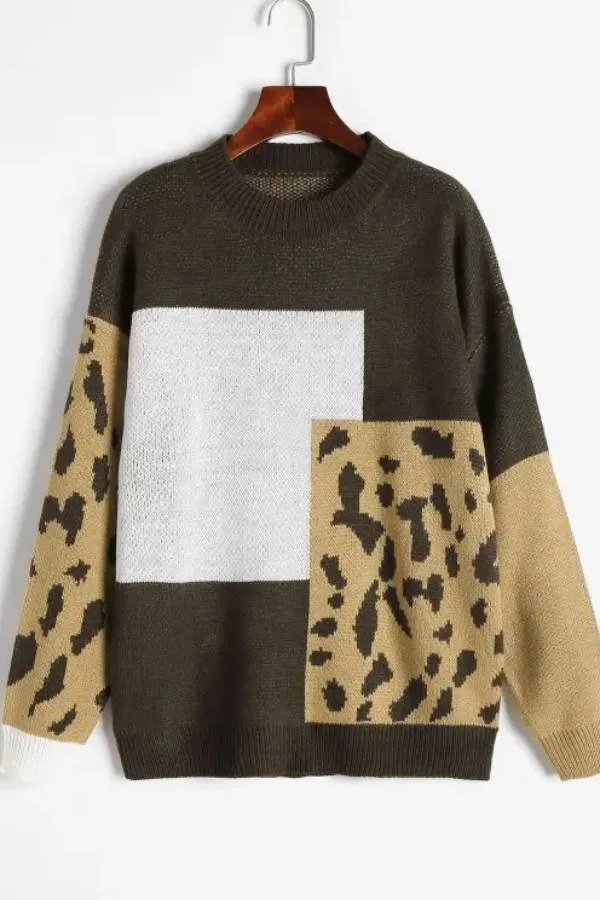 Loose Crew Neck Sweater