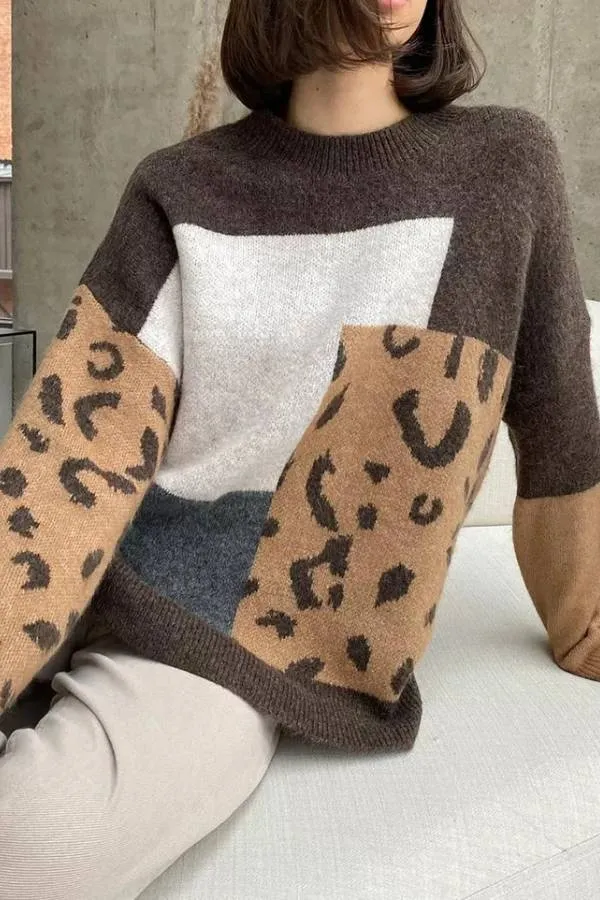 Loose Crew Neck Sweater