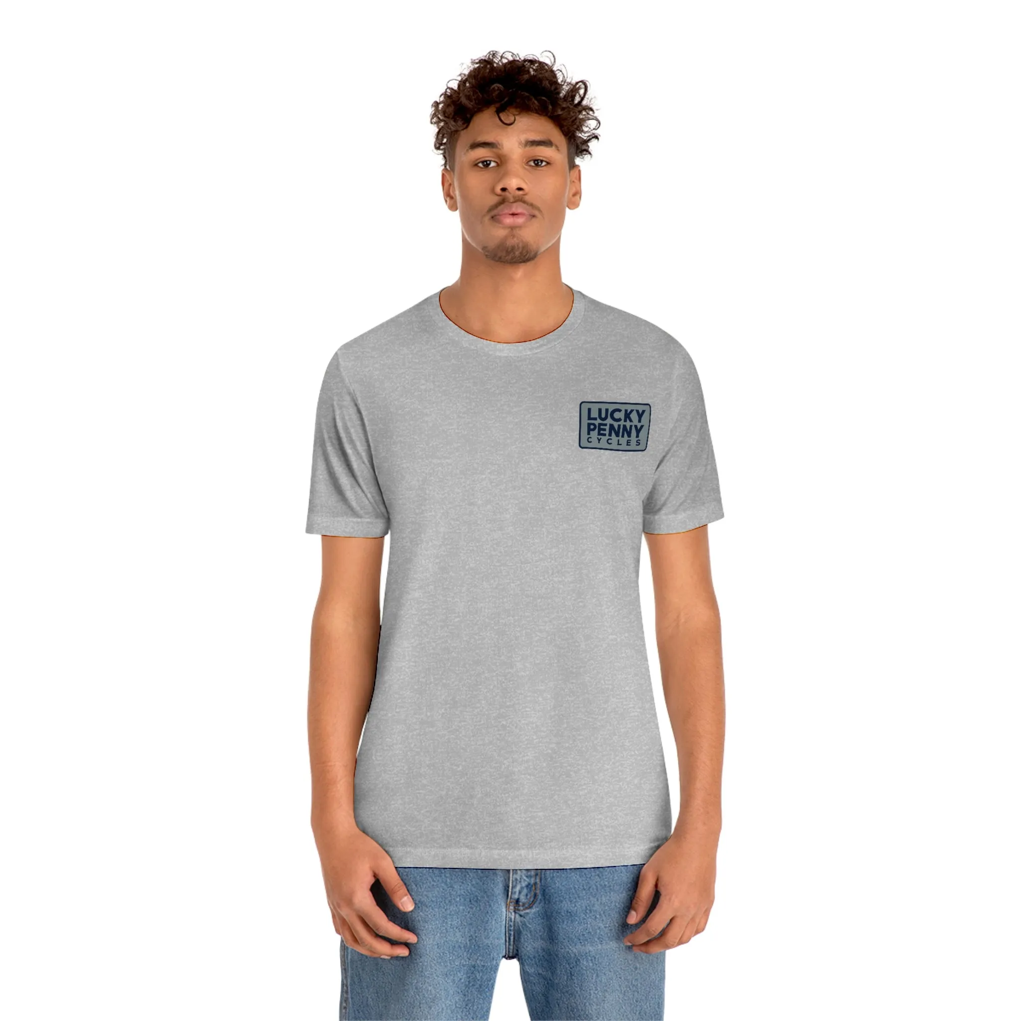 Lucky Penny Cycles DFW Shield Teams T-Shirt