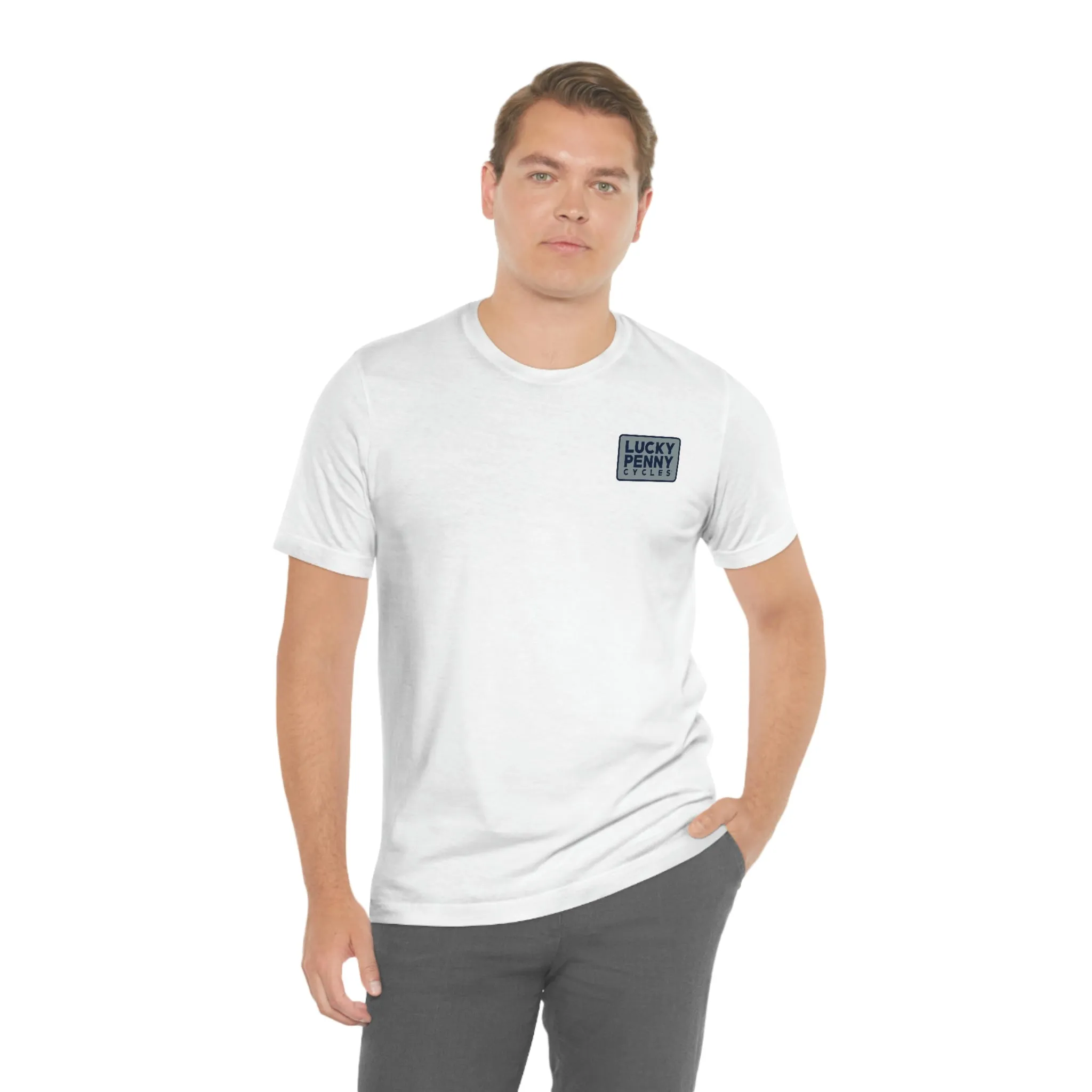 Lucky Penny Cycles DFW Shield Teams T-Shirt