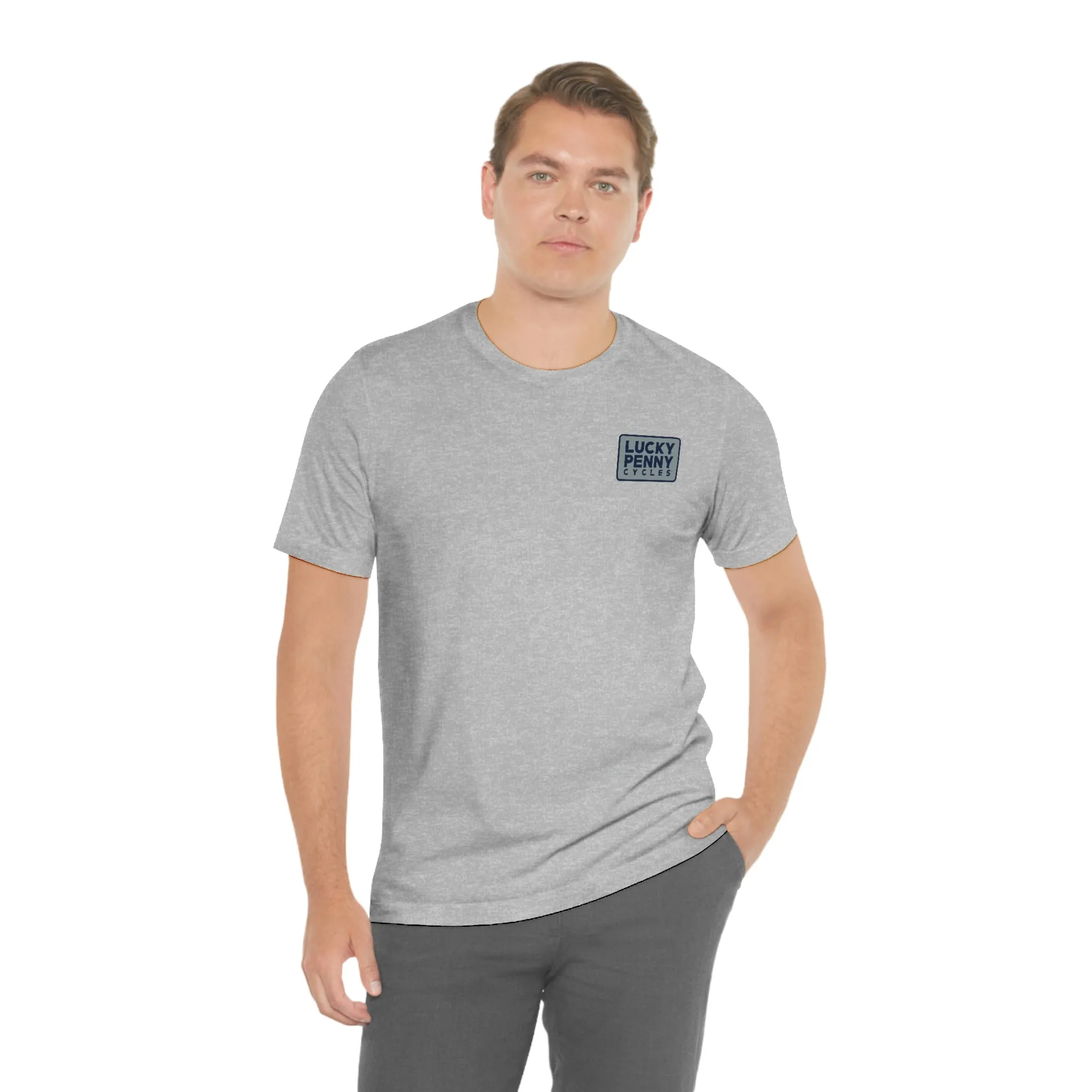 Lucky Penny Cycles DFW Shield Teams T-Shirt