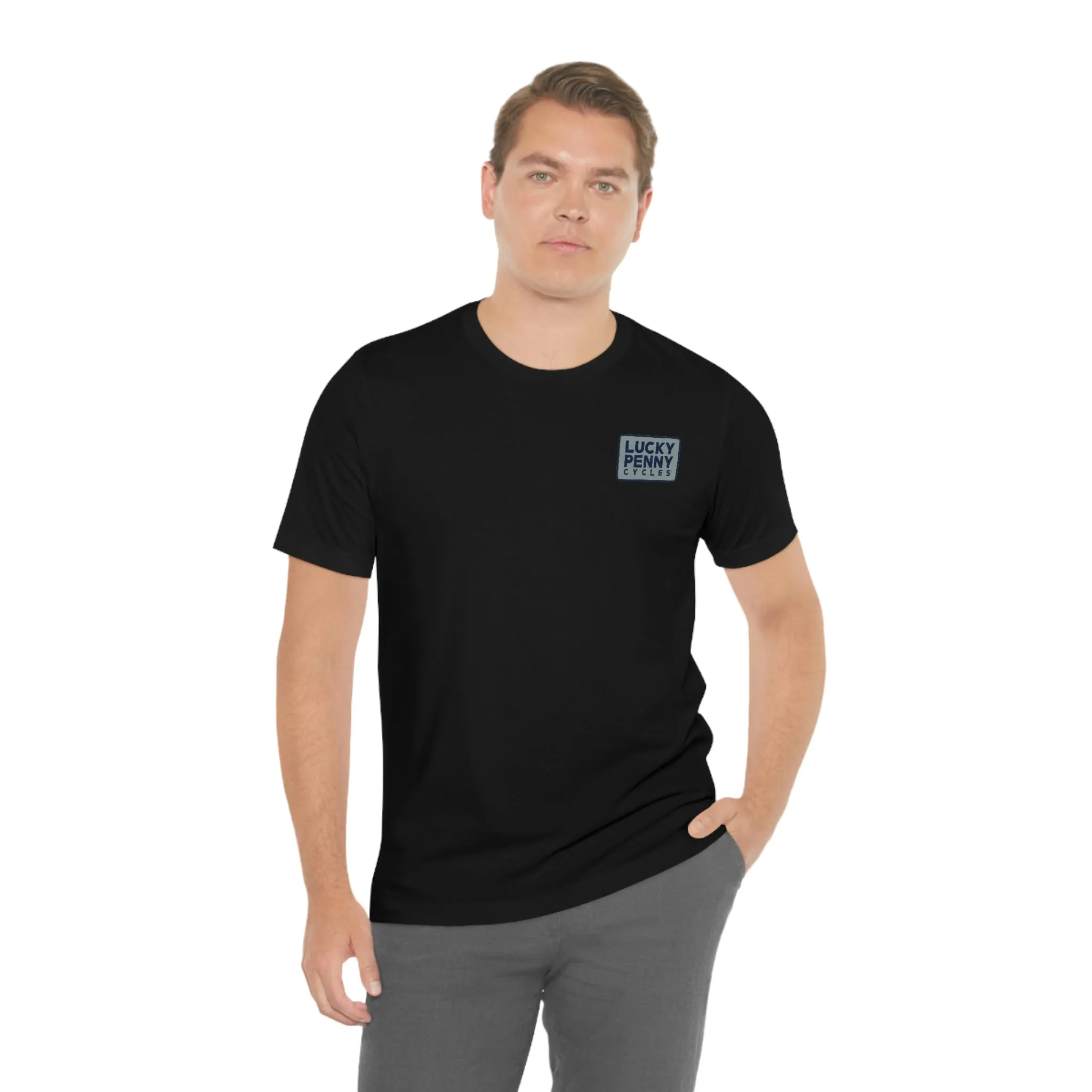 Lucky Penny Cycles DFW Shield Teams T-Shirt