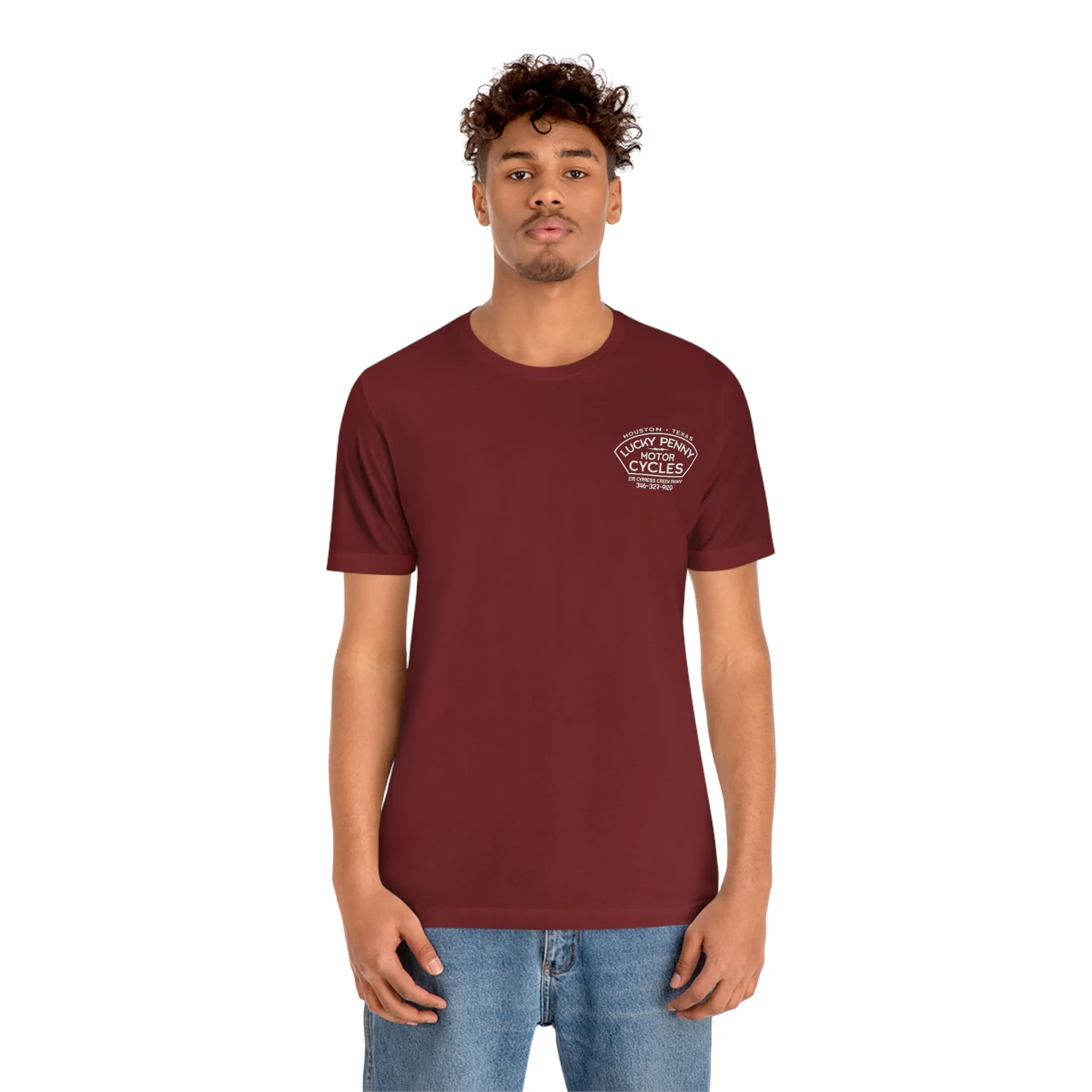 Lucky Penny Cycles Houston Bar T-Shirt