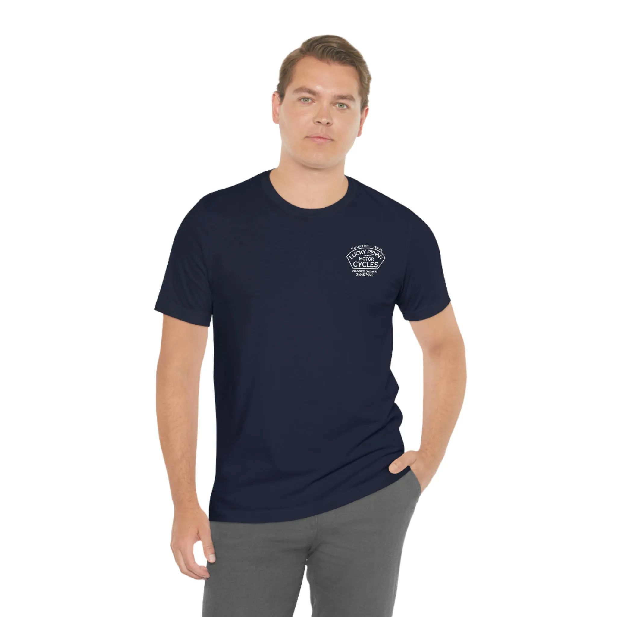 Lucky Penny Cycles Houston Bar T-Shirt